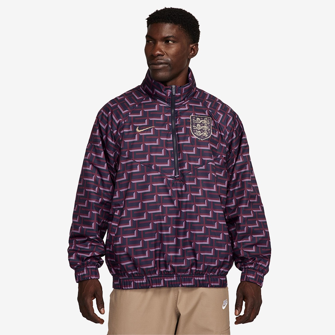 Nike England 2024 Jacket - Rosewood/Purple Ink/Sesame - Mens