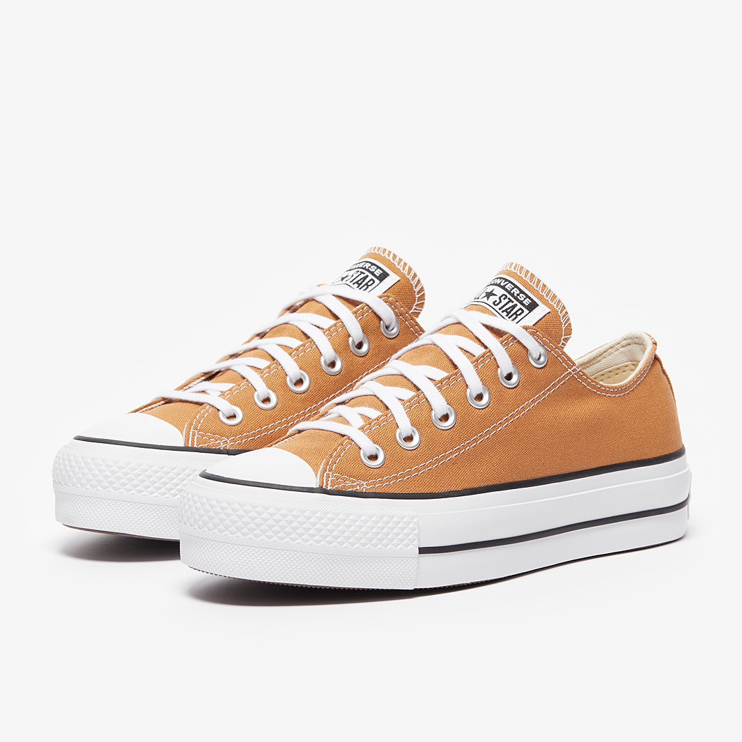 Converse Womens Chuck Taylor All Star Lift Platform Ox Beige