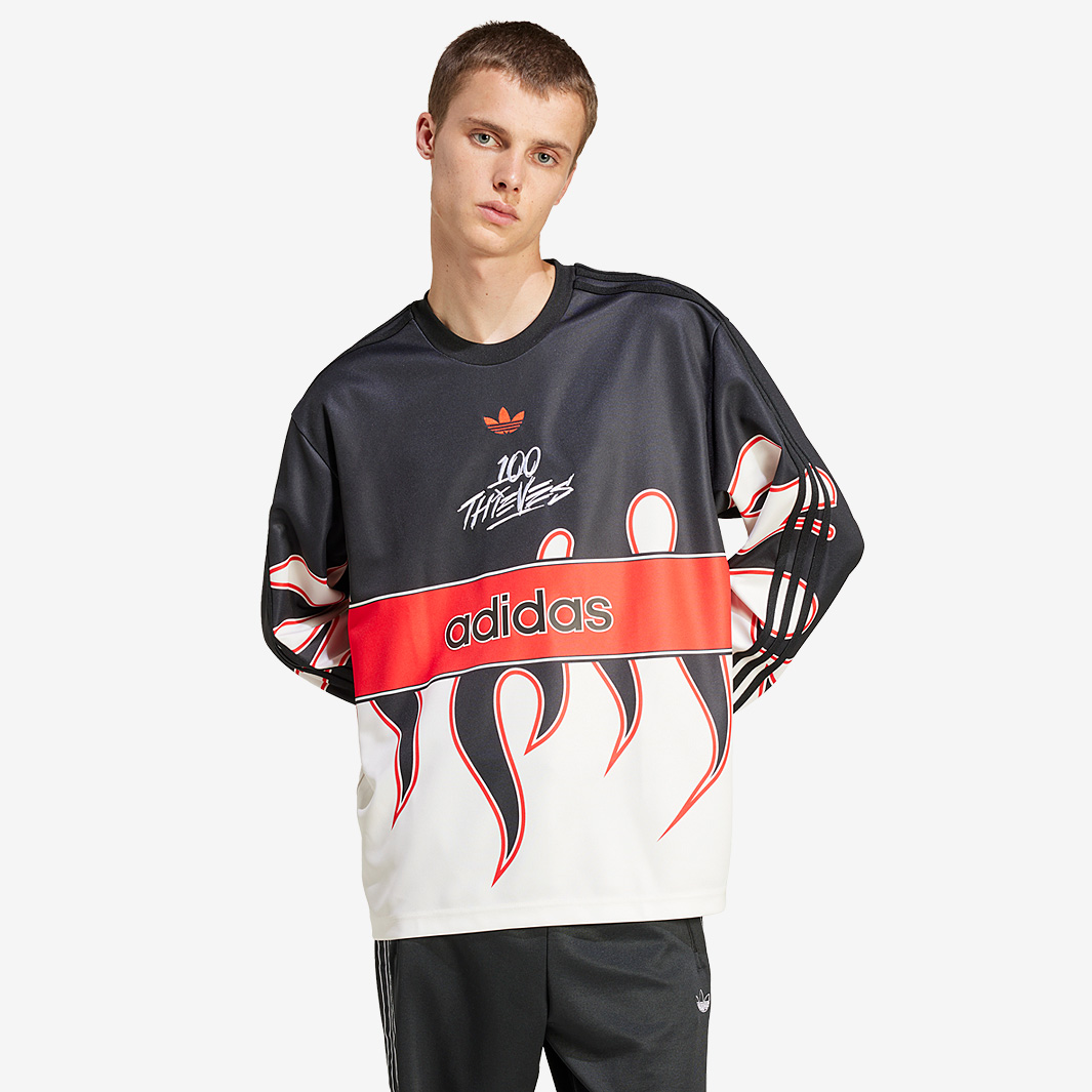 Adidas Originals X 100 Thieves Longsleeve Jersey Black