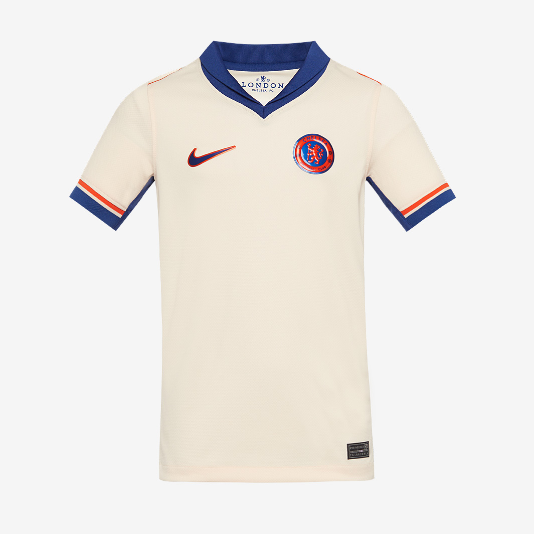 Nike Chelsea 24 25 Kids Dri Fit Stadium Ss Away Shirt Orange