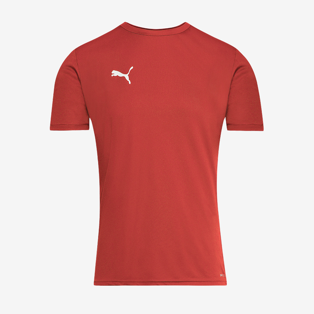 Puma Junior Teamrise 24 Ss Shirt Red