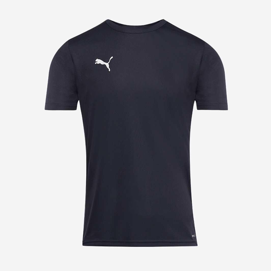Puma Junior Teamrise 24 Ss Shirt Navy