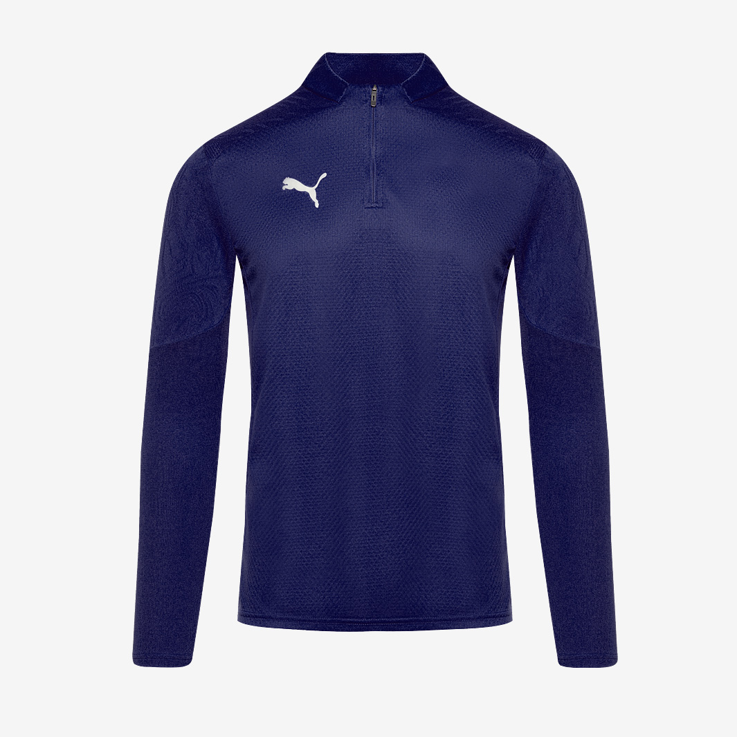 Puma Teamfinal 24 1 4 Zip Training Top Navy