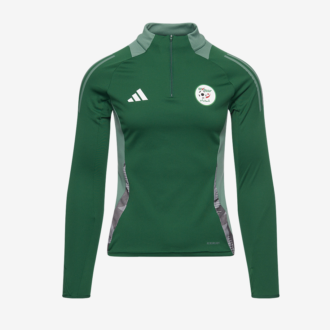 Adidas Algeria 2024 Kids Track Top Green