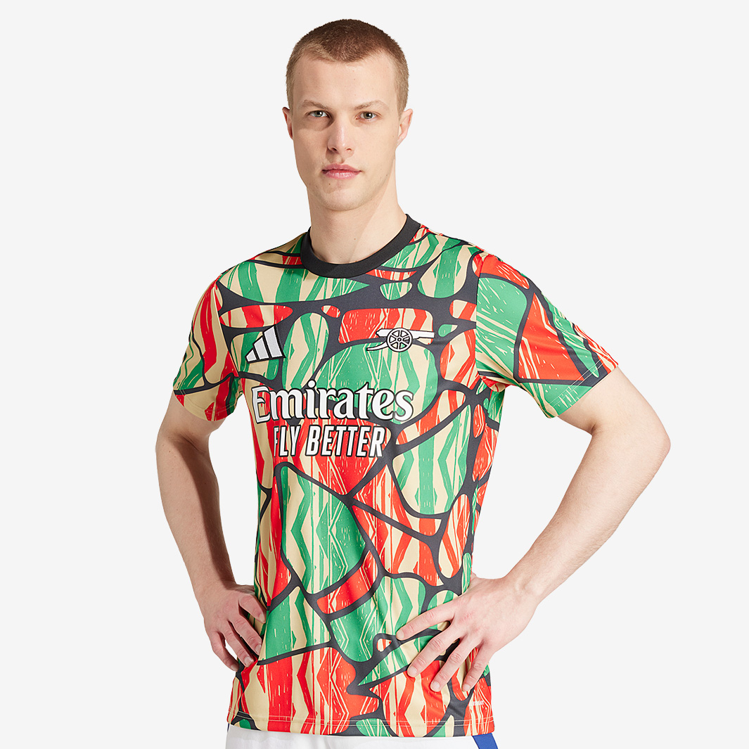Adidas Arsenal 24 25 Pre Match Shirt Red