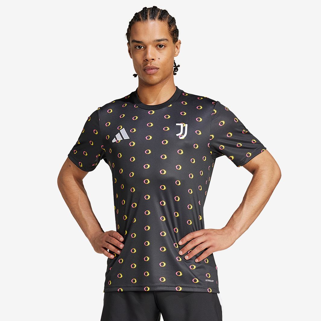 Adidas Juventus 24 25 Pre Match Shirt Black