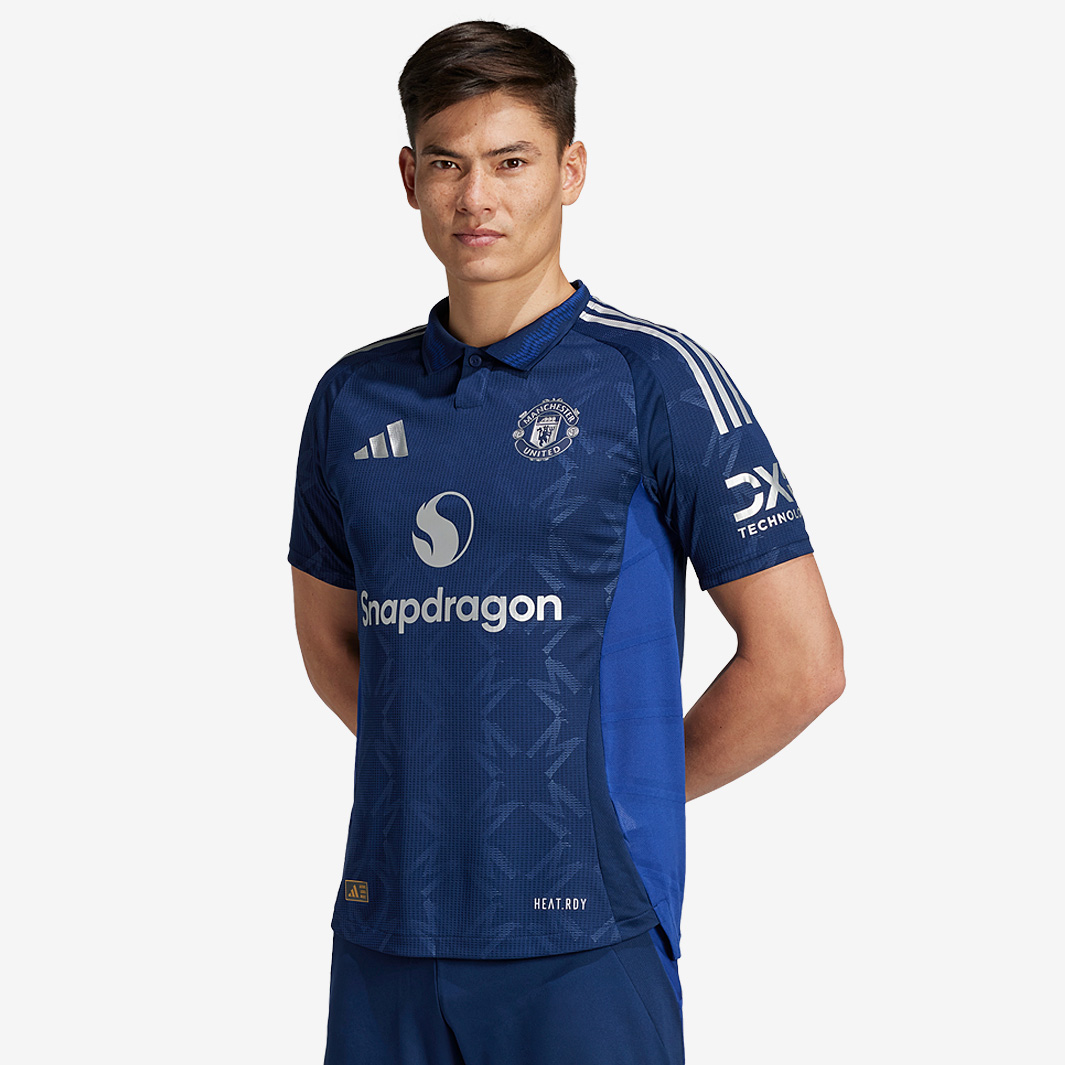 Adidas Manchester United 24 25 Authentic Away Shirt Purple