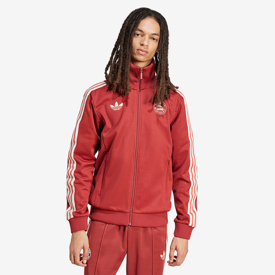 Adidas Originals Bayern Munich Beckenbauer Track Top Red
