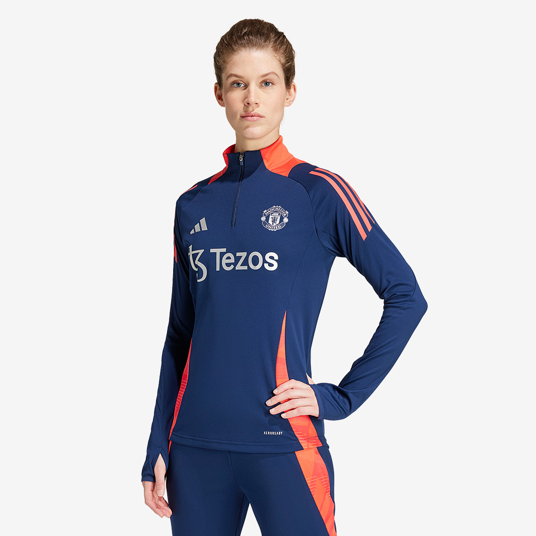 Adidas Manchester United 24 25 Womens Training Top Purple