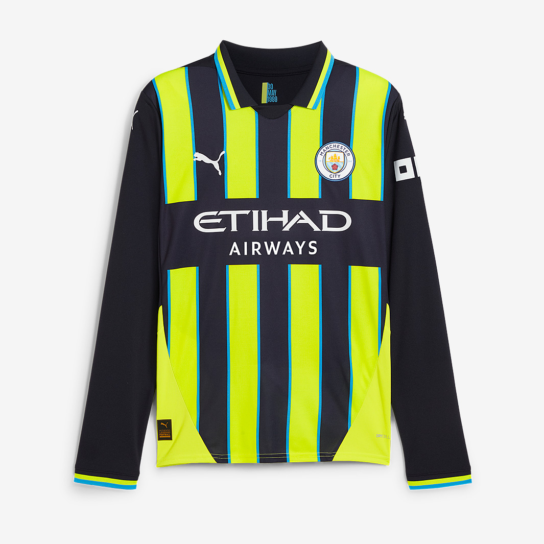 Puma Manchester City 24 25 Ls Away Shirt Navy