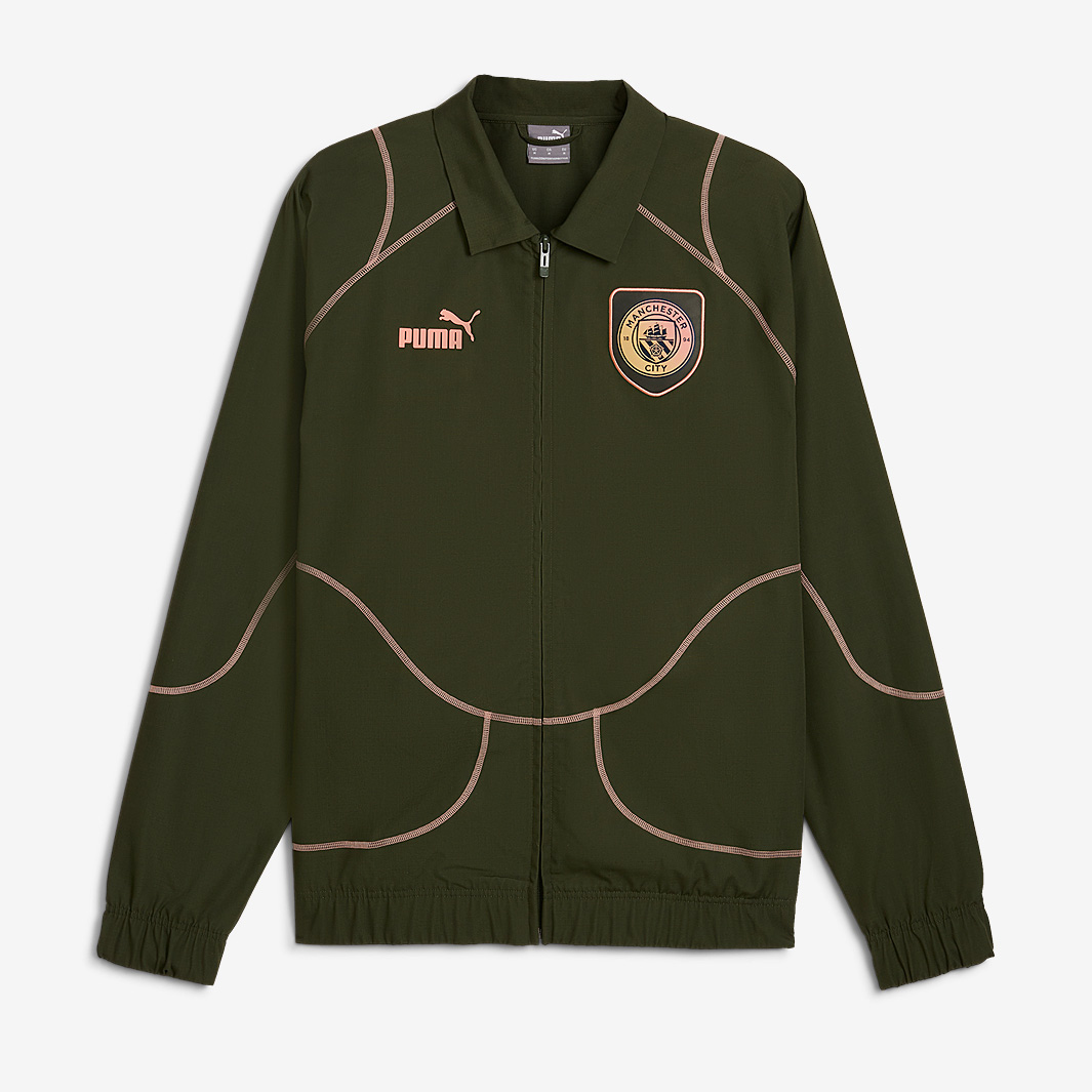 Puma Manchester City 24 25 Ftblstatement Track Jacket Green