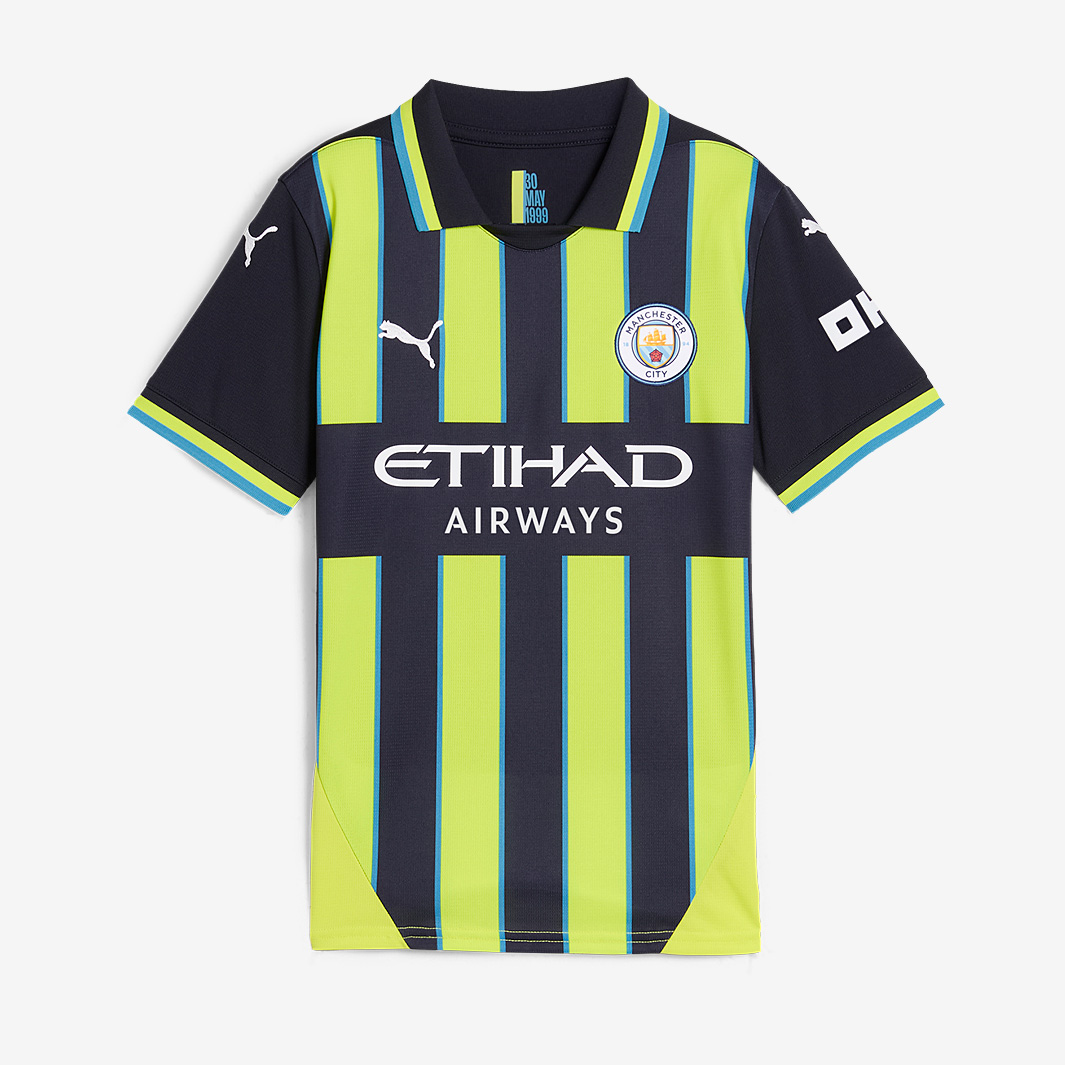 Puma Manchester City 24 25 Kids Away Shirt Navy