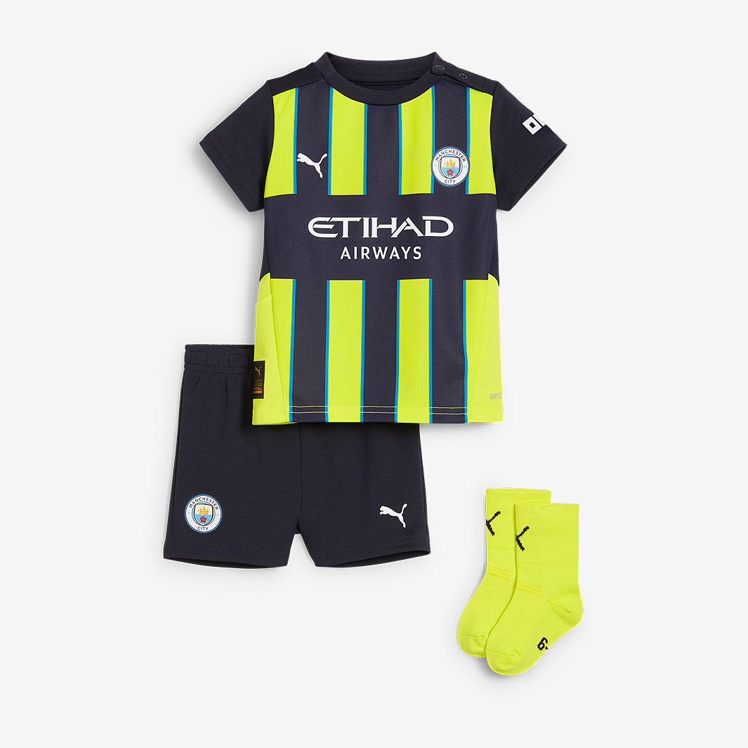 Puma Manchester City 24 25 Infants Away Kit Navy