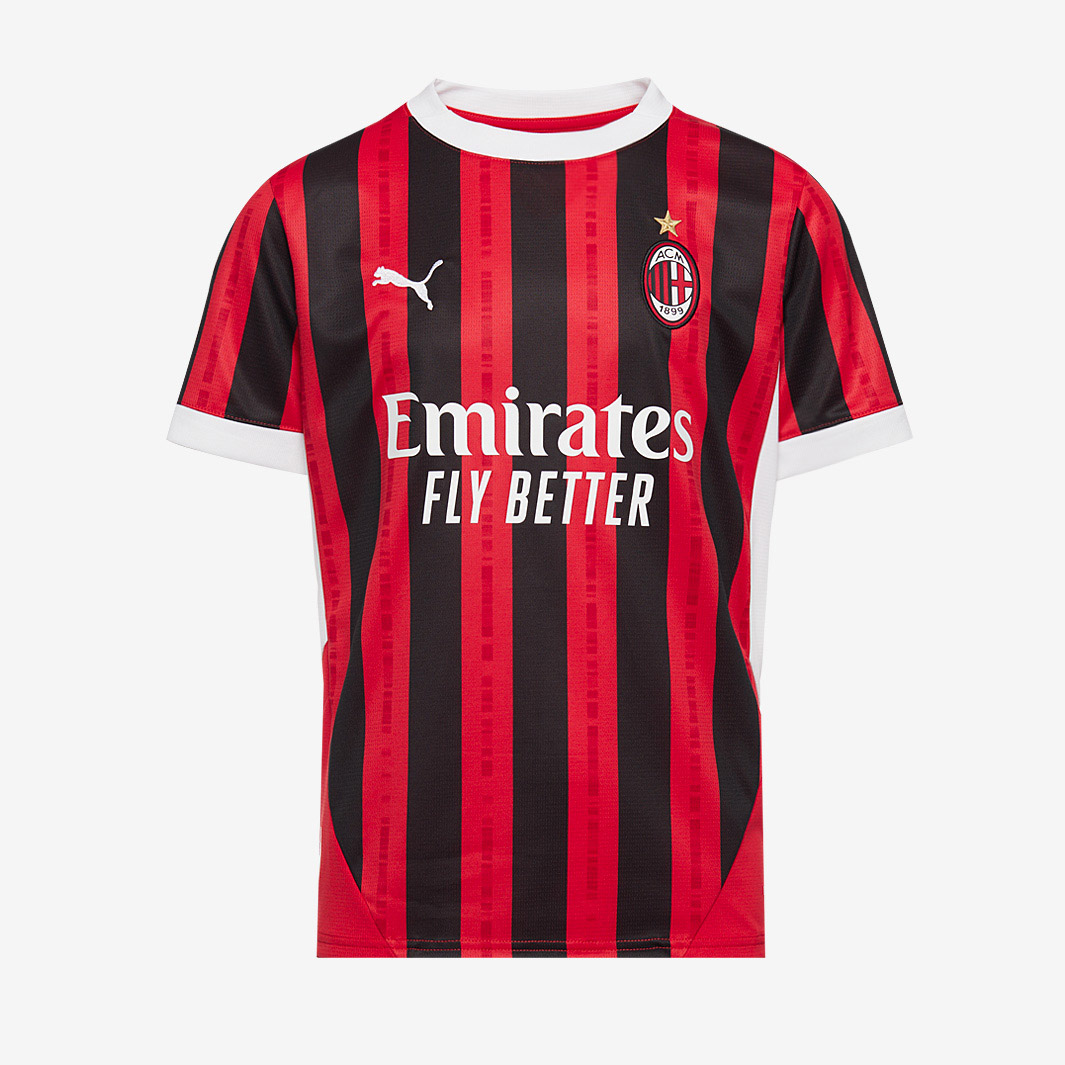 Puma Ac Milan 24 25 Kids Home Shirt Red
