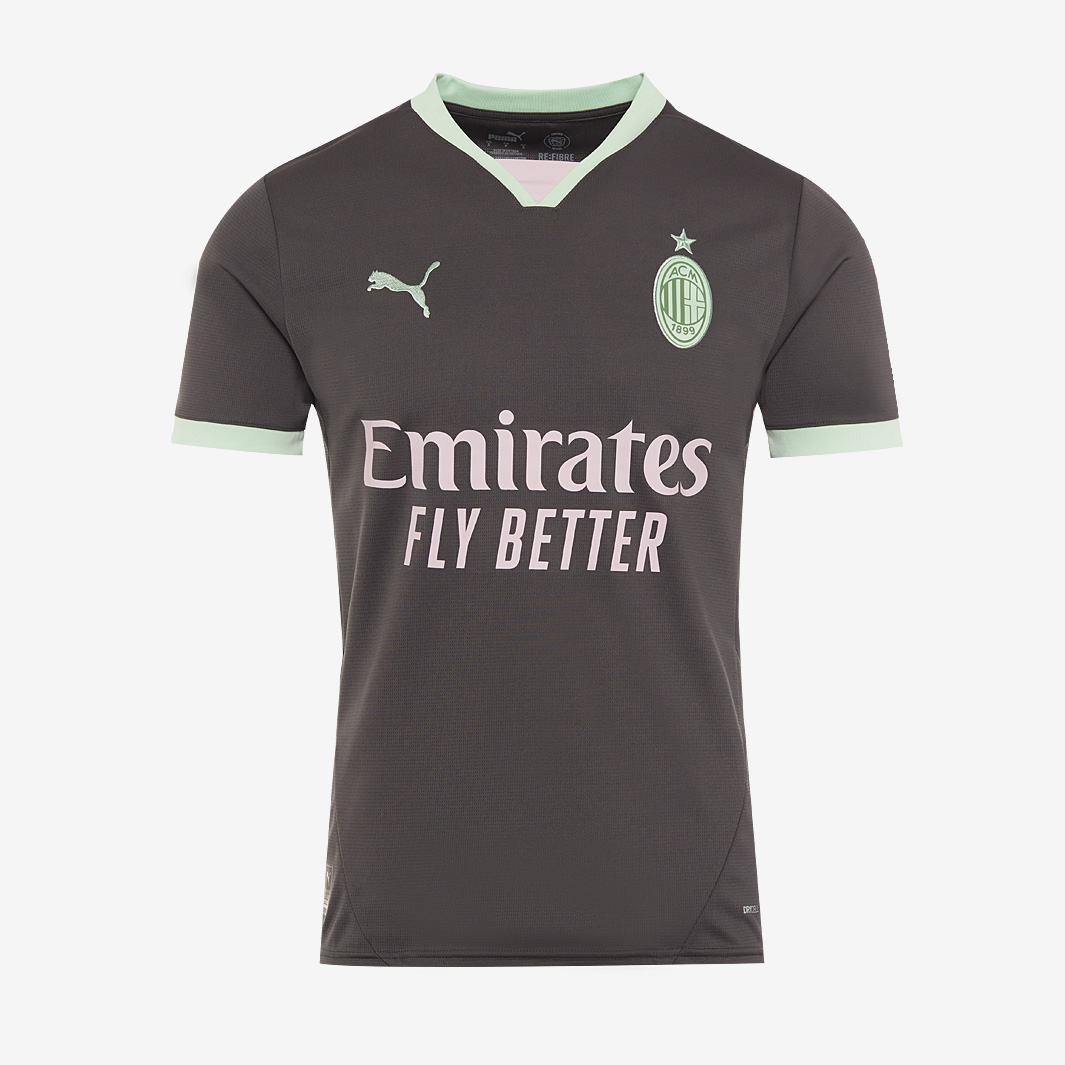 Puma Ac Milan 24 25 Kids Third Shirt Grey