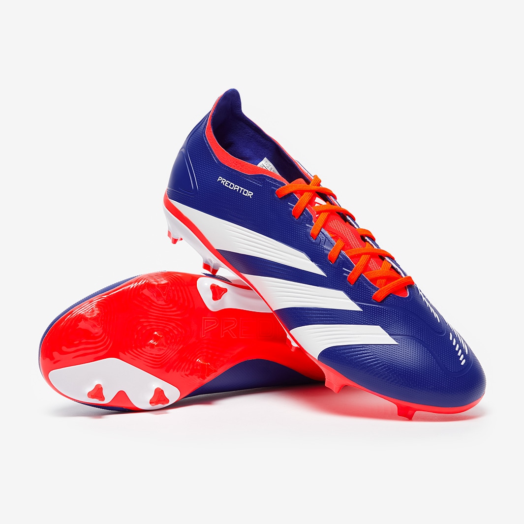 blue and red adidas boots