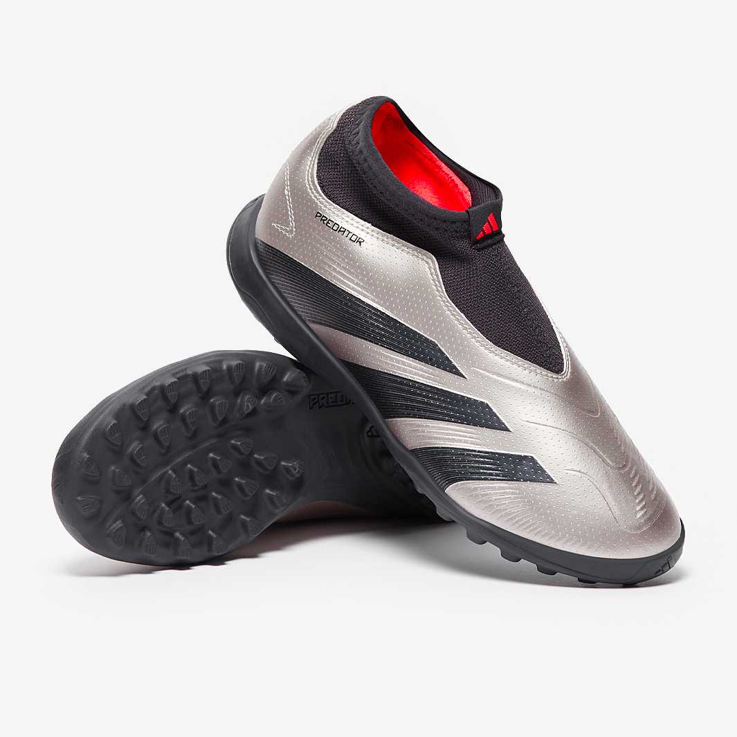 Adidas Kids Predator League Laceless Tf Grey
