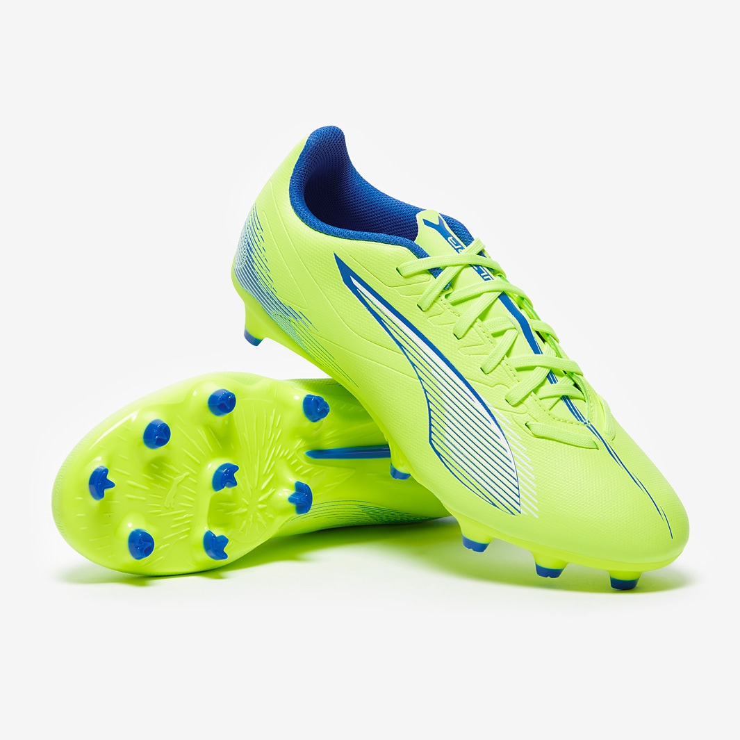 Puma Ultra 5 Play FG/AG - Pomme Gazeuse/Blanc Puma/Bleu Formidable Puma Ultra 5 Play FG/AG - Pomme Gazeuse/Blanc Puma/Bleu Formidable