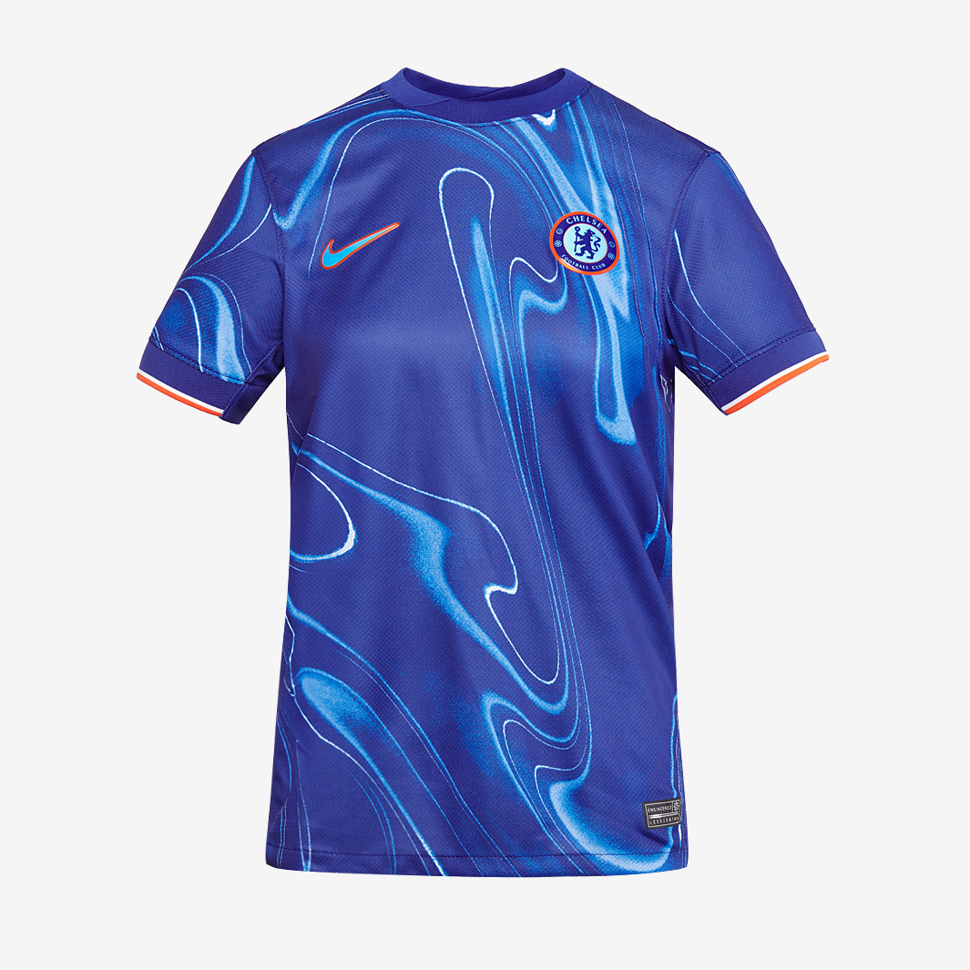Nike Chelsea 24 25 Womens Dri Fit Ss Stadium Home Shirt Blue