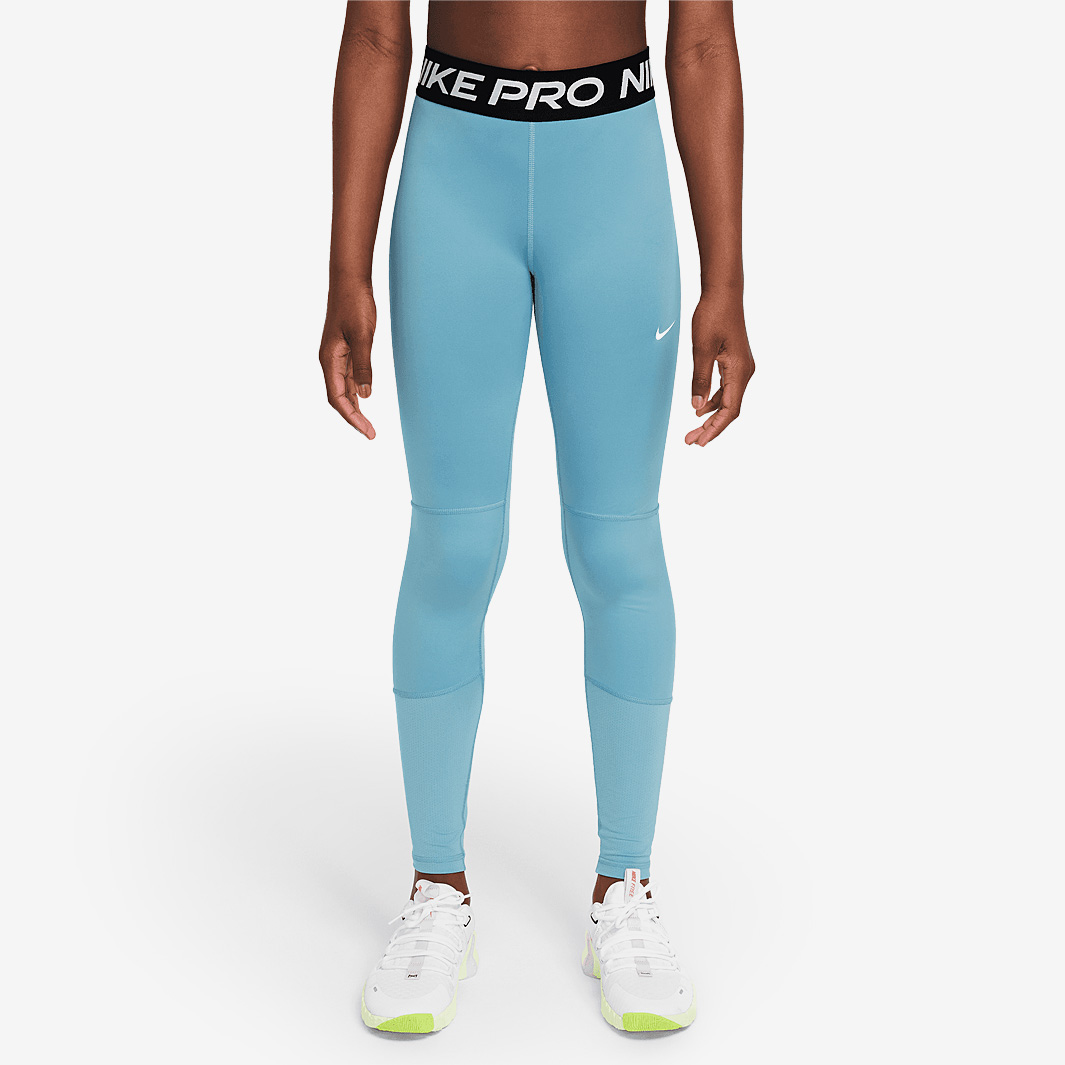 Nike Sportswear Older Girls Dri Fit Leggings 8 15Y Blue