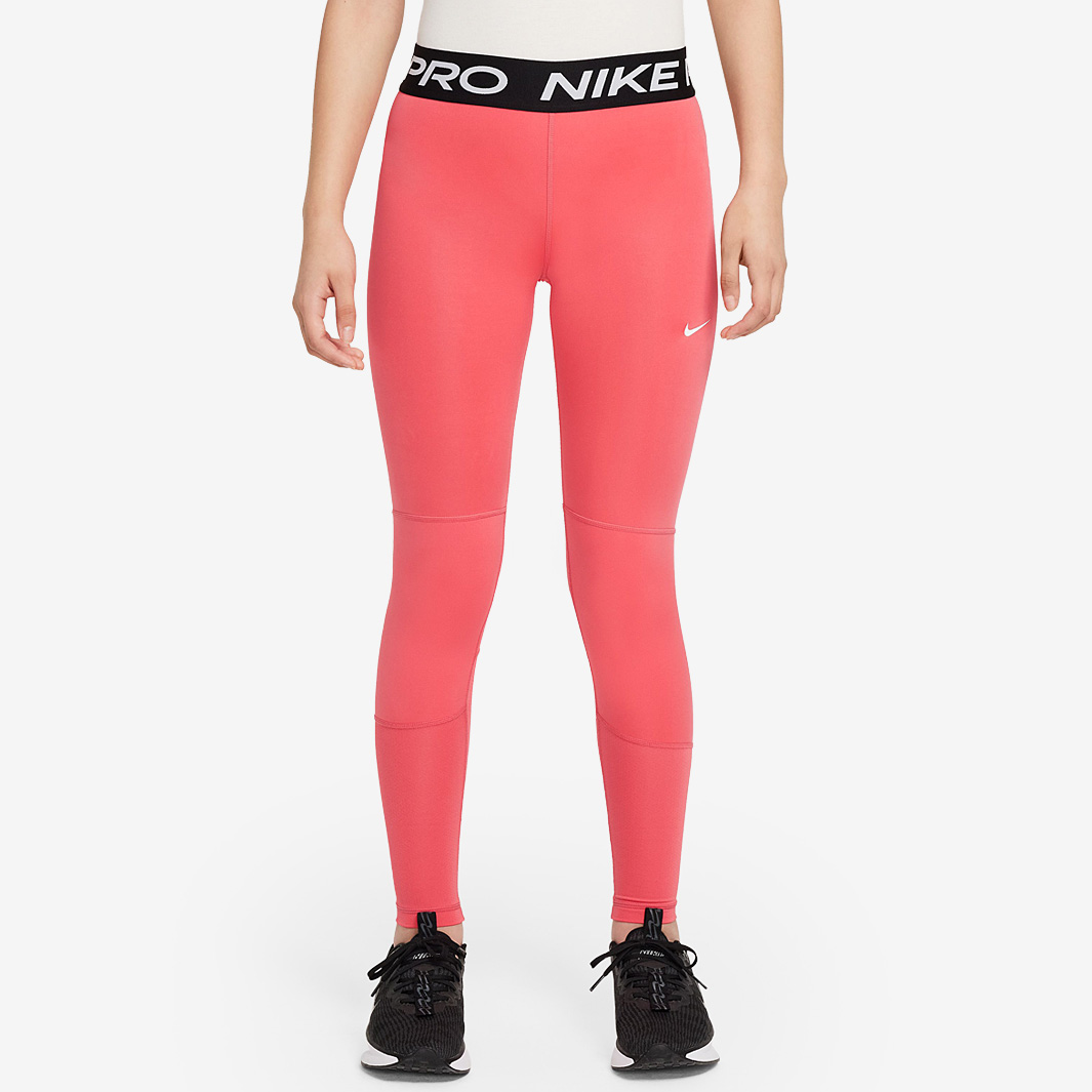 Nike Sportswear Older Girls Dri Fit Leggings 8 15Y Pink