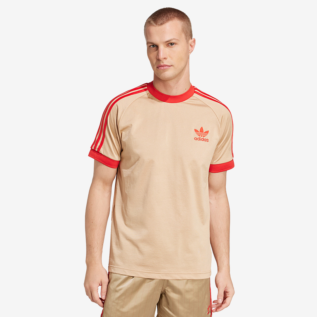 Adidas X David Beckham Og 3 Stripes T Shirt Beige