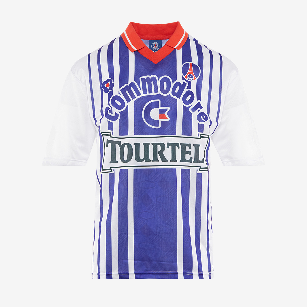 Score Draw Paris Saint Germain 1993 Away Shirt Blue