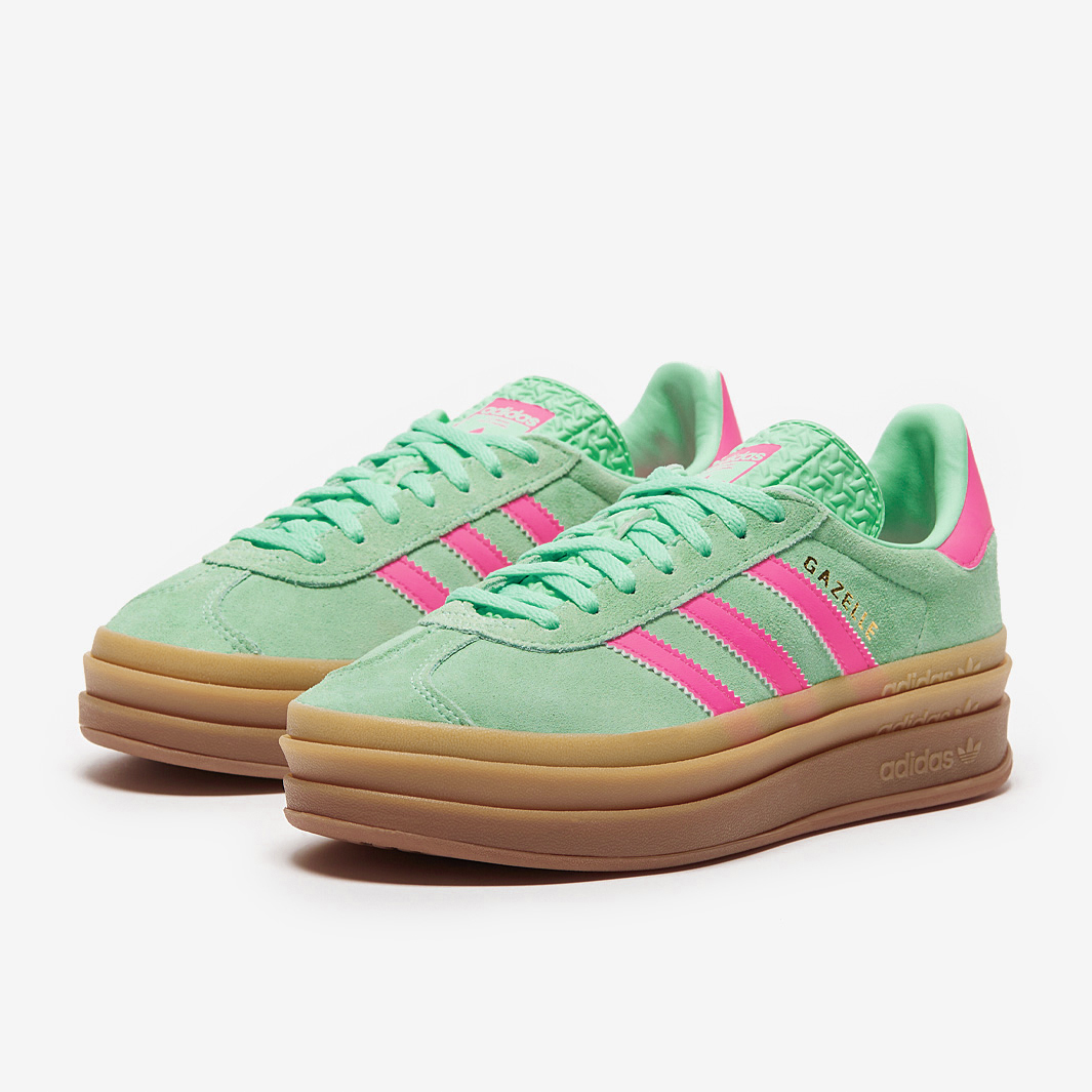adidas Originals Womens Gazelle Bold - Pulse Mint/Screaming Pink/Gum 2 -  Trainers - Womens Shoes | Pro:Direct Soccer
