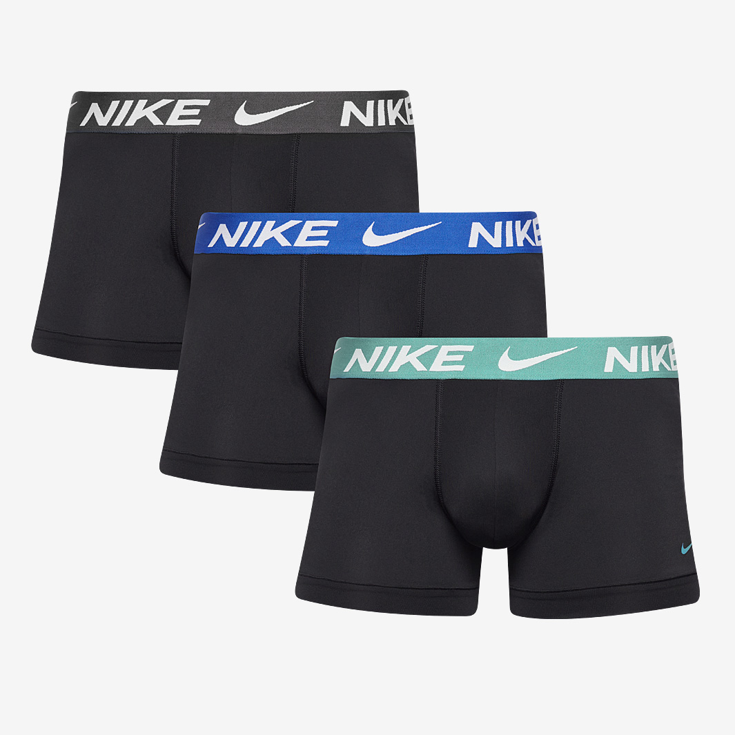 Nike Everyday Cotton Strech Trunk 3 Pack Black