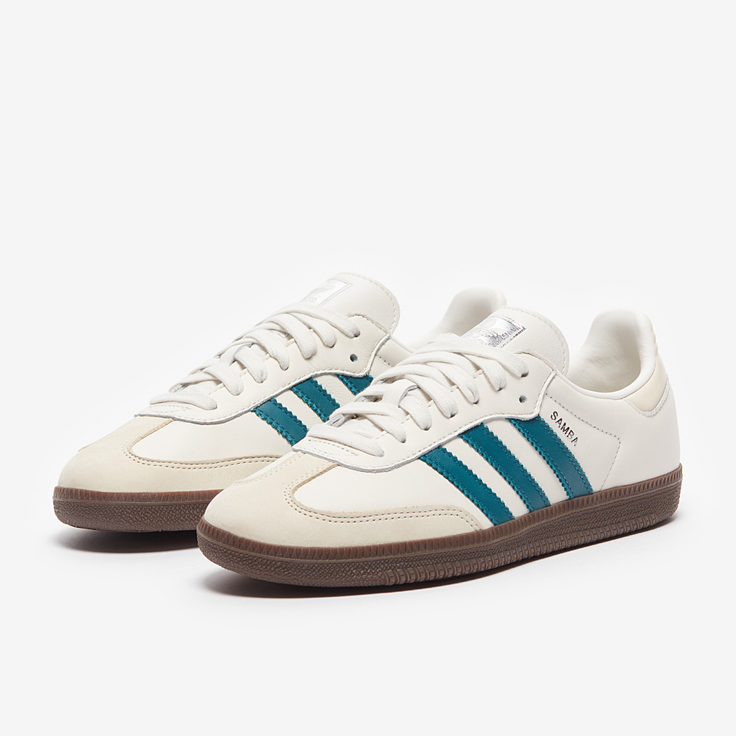 adidas Originals Womens Samba OG - Cloud White/Legend Teal/Wonder White - Trainers - Womens Shoes | Pro:Direct Soccer adidas Originals Womens Samba OG - Cloud White/Legend Teal/Wonder White - Trainers - Womens Shoes | Pro:Direct Soccer