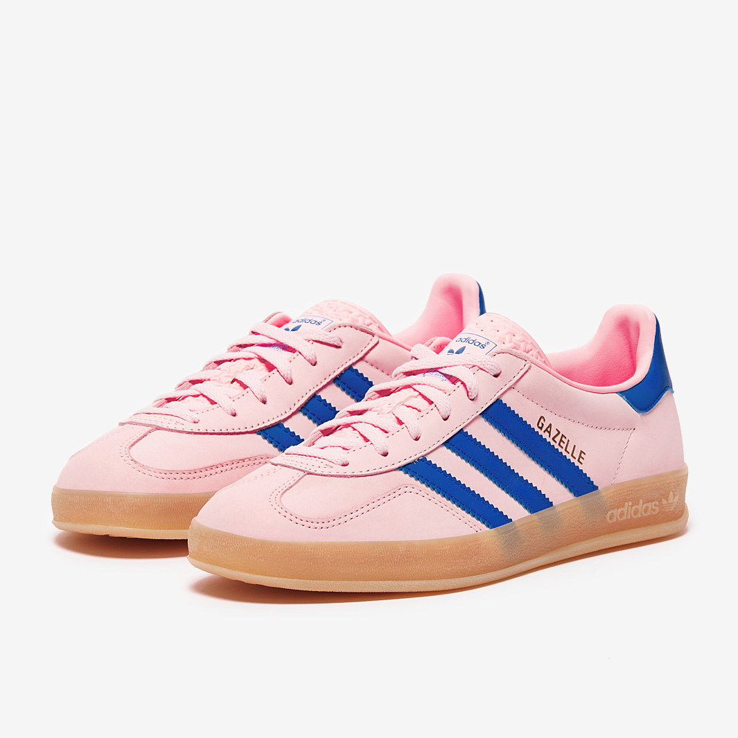adidas gazelle silver green womens Gazelle Indoor Shoes Lucid Pink/Clear Pink/Gum – Karen Walker
