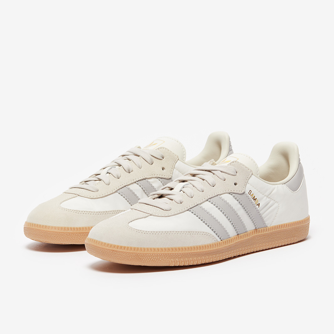 adidas Originals Samba OG - Off White/Grey Two/Aluminium - Trainers - Mens  Shoes | Pro:Direct Soccer