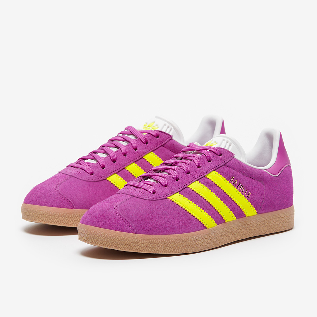 adidas gazelle silver green womens Adidas x Kith Unisex Gazelle Indoor Purple Low Top Sneakers
