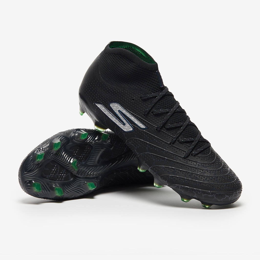 Skechers SKX 01 High Elite Firm Ground - Black/Silver - Adult