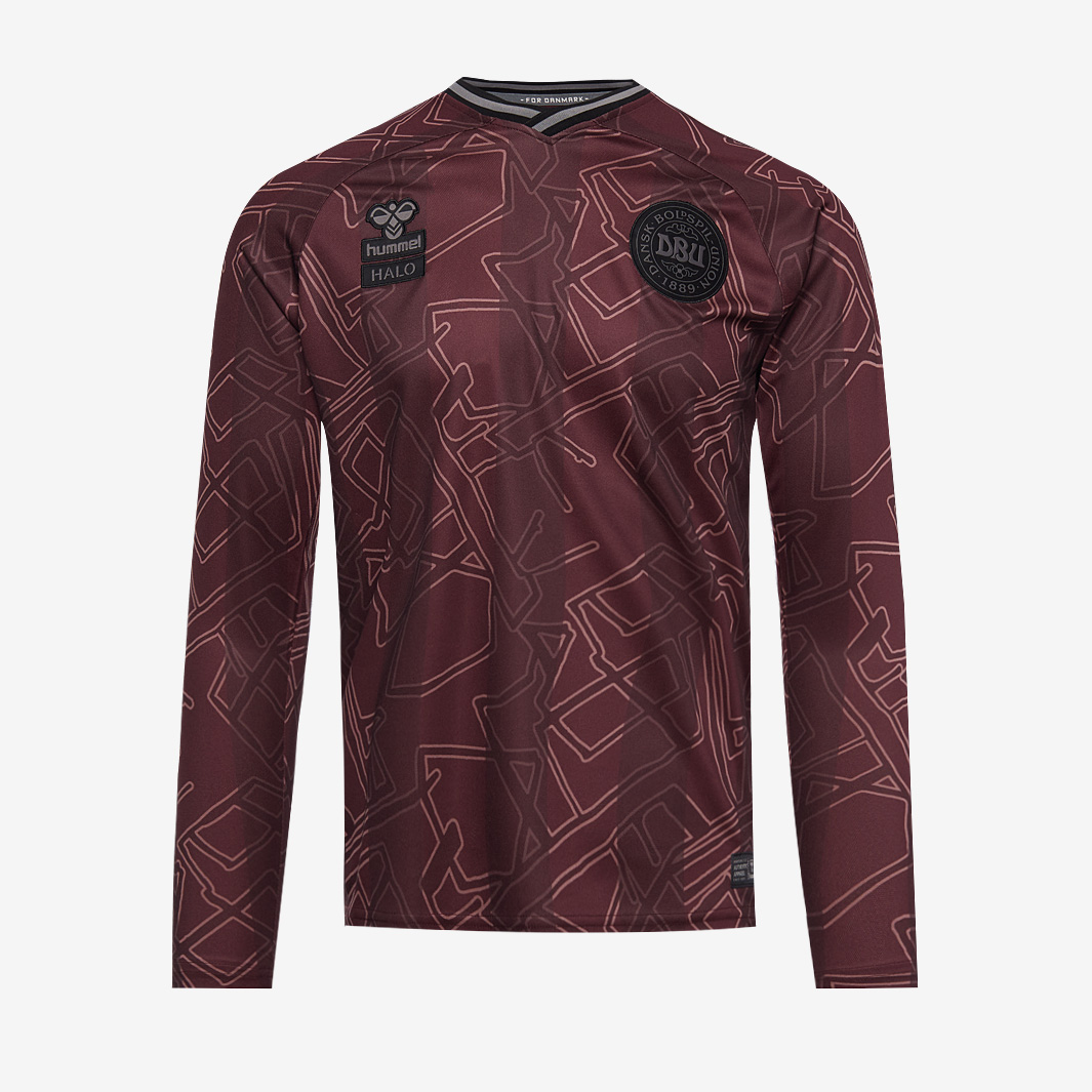 Hummel Denmark 2024 X Halo Ls Shirt Blue