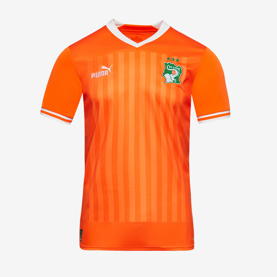 Maillot De Football Côte D’Ivoire – PUMA – Taille M – Neuf, Licence Officielle – Couleur Ivoire