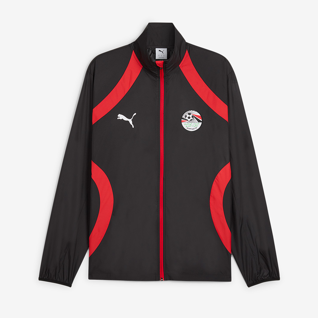 Puma Egypt 2025 Woven Pre Match Jacket Black