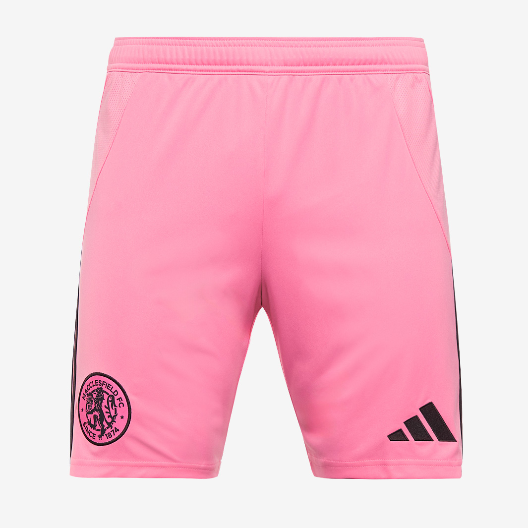 Adidas Junior Macclesfield Fc 24 25 Away Shorts Pink