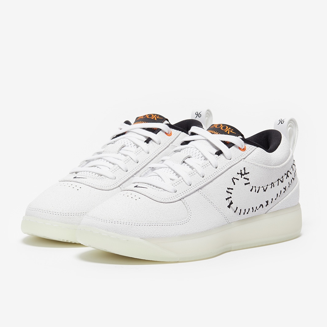 Nike Book 1 - White/Black/Clay Orange - Trainers - Mens Shoes