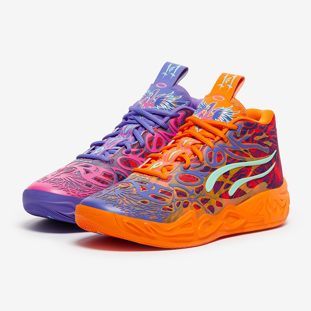 purple puma basketball shoes