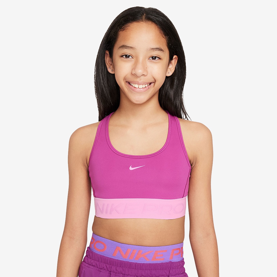 pink nike bra top
