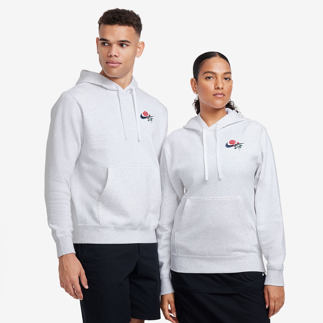 nike sportswear club fleece embroidered hoodie