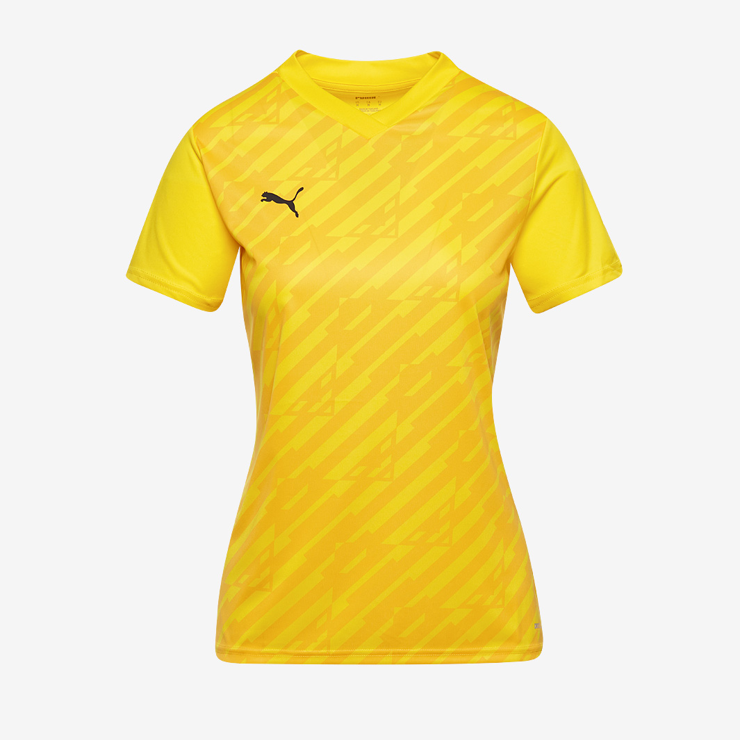 Puma Womens Teamultimate Ss Shirt Yellow