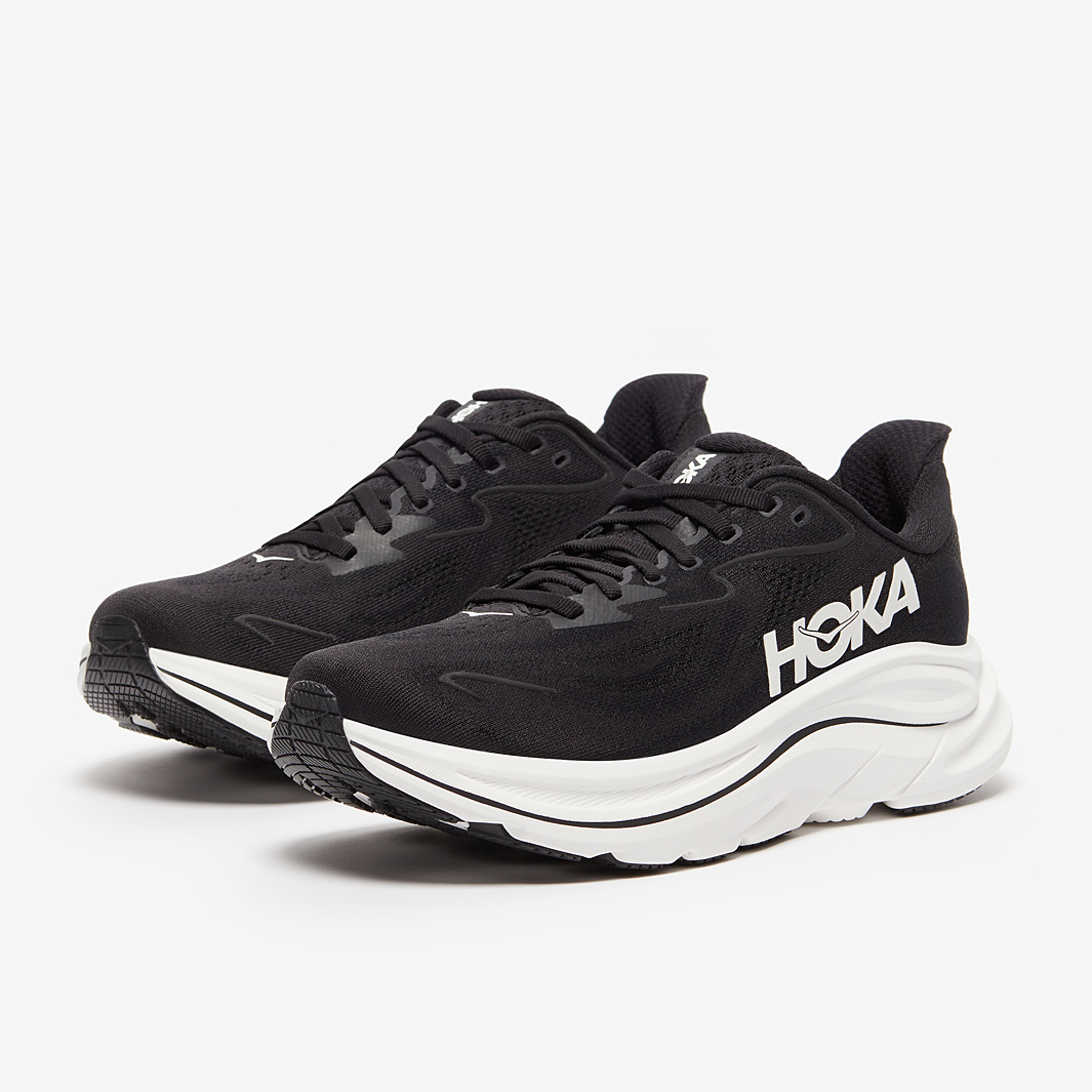 Hoka Womens Clifton 10 Wide Black