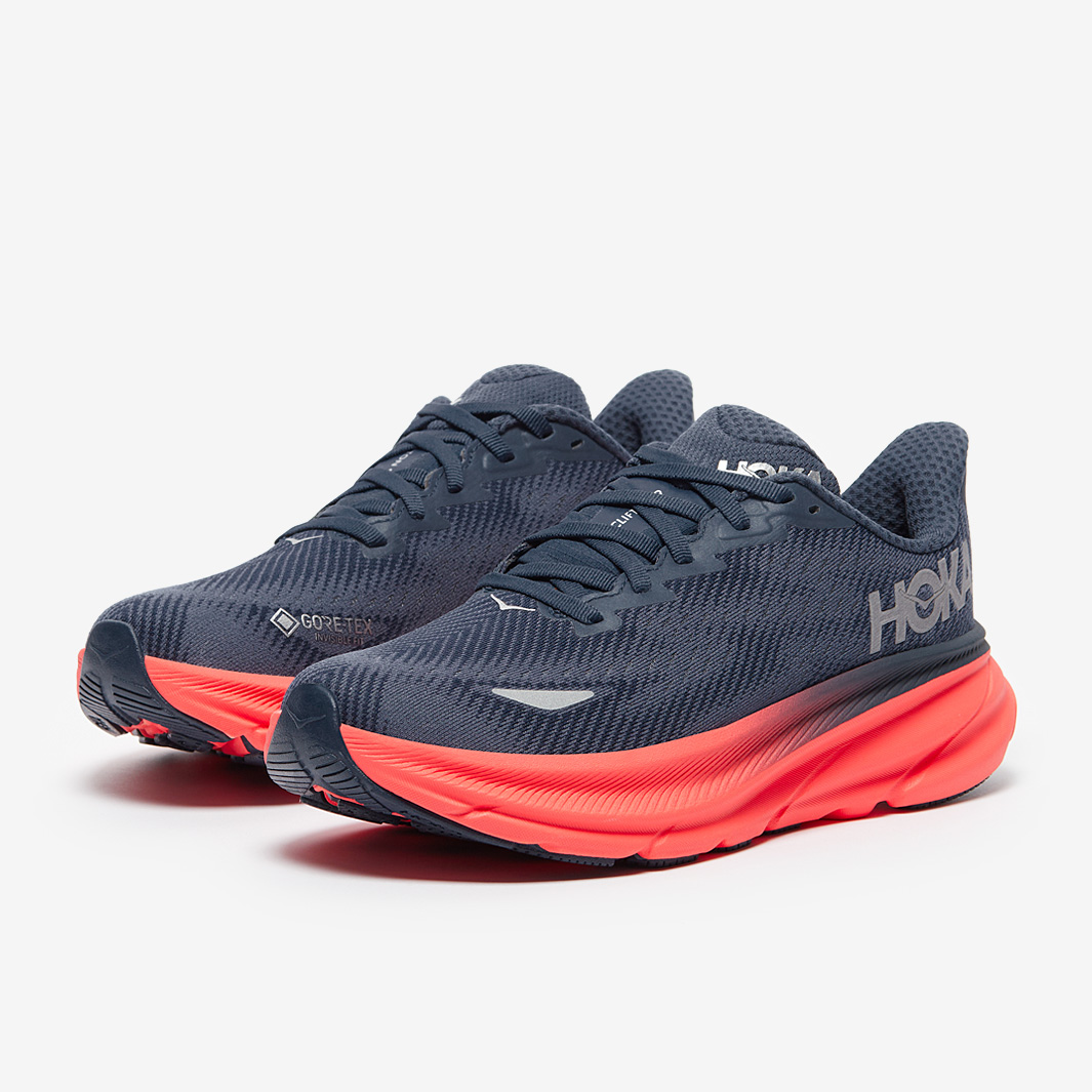 Hoka Womens Clifton 9 Gore Tex Navy