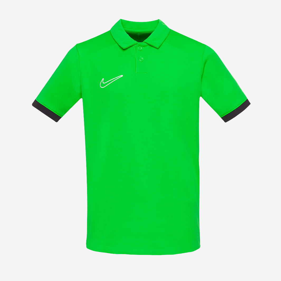 Nike Junior Academy 25 Ss Polo Spark Black White Green