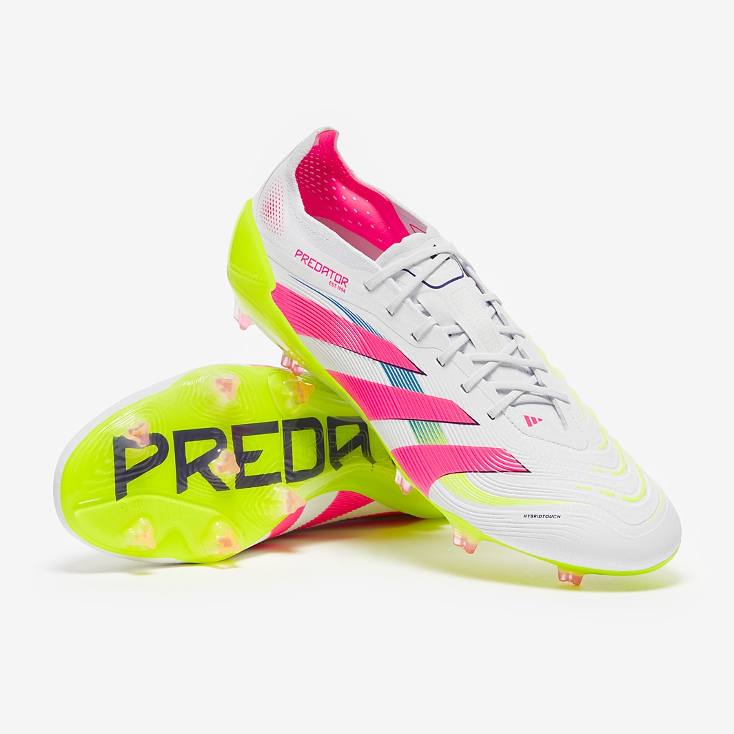 adidas soccer cleats pink and white