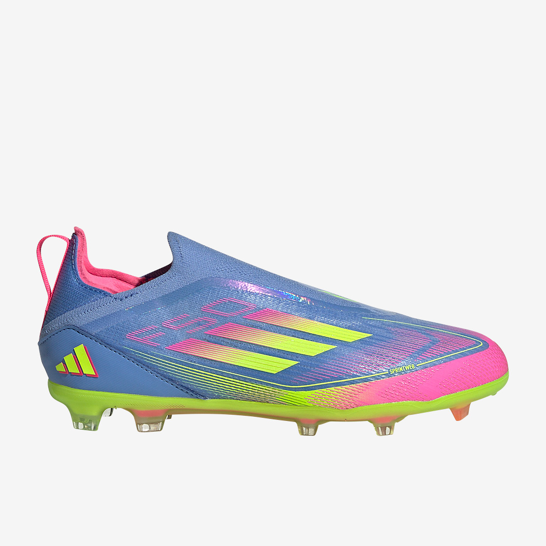 Adidas Kids F50 Elite Laceless Fg Blue