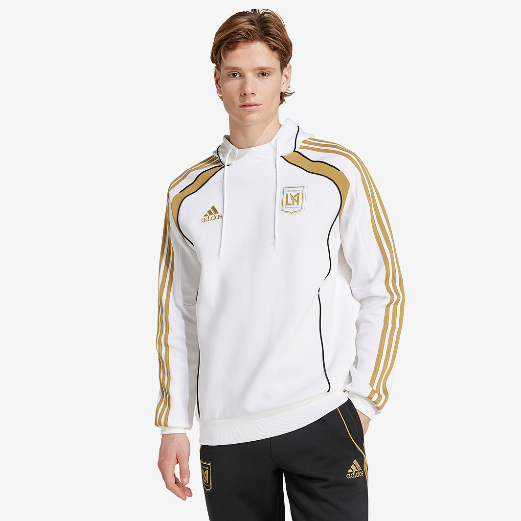 Adidas Los Angeles Fc 2025 Ubp Travel Hoodie White