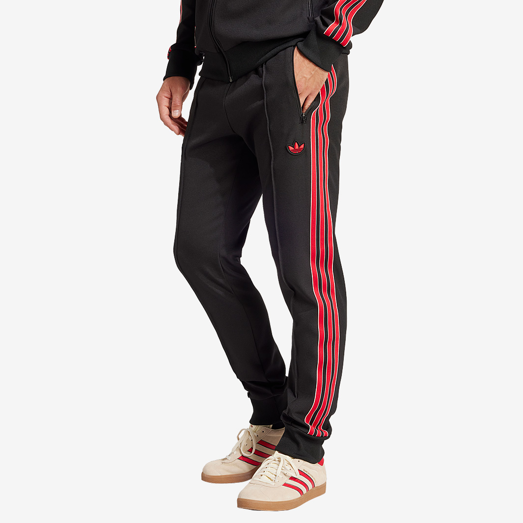 Adidas Originals Manchester United 24 25 Terrace Icon Track Pants Black
